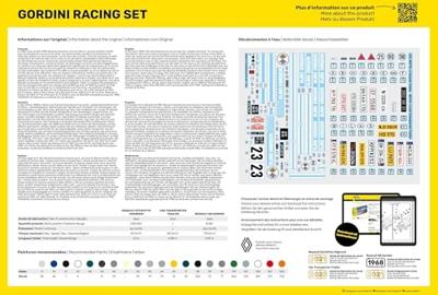 Heller 50328 Gordini Racing Set Bouwpakket Schaal 1:24