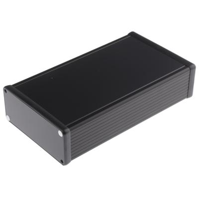 Hammond Electronics 1455J1601BK Profielbehuizing 162 x 78 x 27 Aluminium Zwart 1 stuk(s)