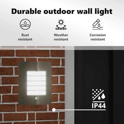 VidaXL Buiten wandlamp zilver 23.5 x 9 x 26 cm