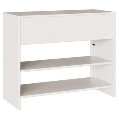 Wandtafel Drammen Wit 89,5 x 37 x 73 cm Massief grenenhout