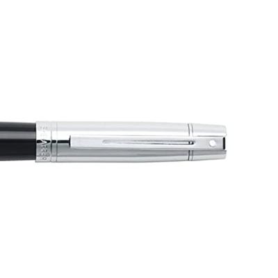 Sheaffer SF-E1931451 Rollerball 300 M Black Barrel Chrome Cap Chrome Plated Sheaffer SF-E1931451 Rollerball 300 M Black Barrel Chrome Cap Chrome Plated