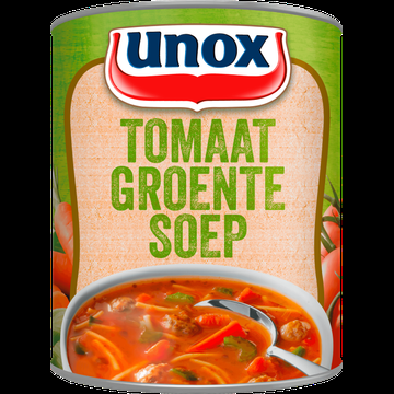 Unox Soep In Blik Stevige Tomaat Groente 800 ml bij Jumbo