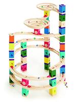 Hape houten knikkerbaan the cyclone, 198dlg. - thumbnail