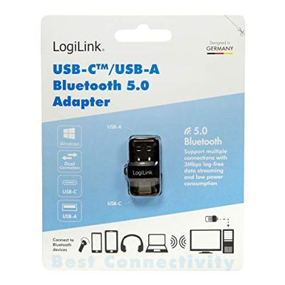 LogiLink BT0054 bluetooth ontvanger Grijs Transparant LogiLink BT0054 bluetooth ontvanger Grijs Transparant