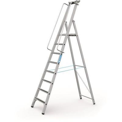 Zarges platformtrap+leuning "meistertritt s" 8tr