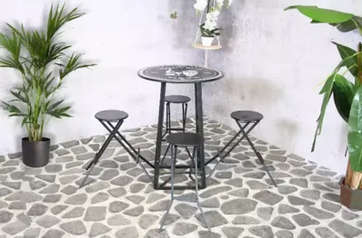 Barset Columbus 4-persoons Inklapbaar Barset Columbus 4-persoons Inklapbaar