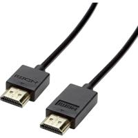 ROLINE 4K HDMI Ultra HD kabel met Ethernet, actief, ST/ST, zwart, 5 m - thumbnail