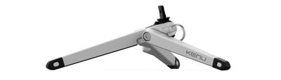 Kenu Stance 2.0 ST3-KK-NA Compactstatief voor Apple iPhone Xs/Xs Max/XR/X/8/8 Plus/7/7 Plus/6S/6S Plus/6/6 Plus/5/5C/5S/SE in zilver/zwart [klein & compact (34g), horizontaal & verticaal,
