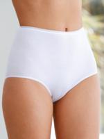 2-Pack Taille dames slip 95/5 Organic - Hoge biologisch katoenen dames onderbroeken - Maxi ondergoed - thumbnail