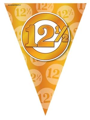 Vlaggenlijn 12,5 Jaar Getrouwd Brons (10m)