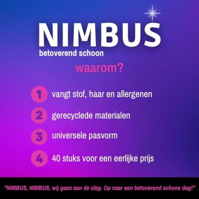 Nimbus Magic Vloerdoekjes 40 Stuks Nimbus Magic Vloerdoekjes 40 Stuks