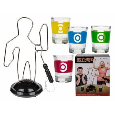 Spiraal drankspel met shotglaasjes Spiraal drankspel met shotglaasjes