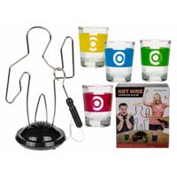 Spiraal drankspel met shotglaasjes - thumbnail