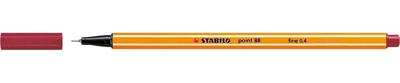 STABILO point 88 fineliner, karmijnrood