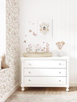 Stickervel Jolies Fleurs LILIPINSO meerkleurig