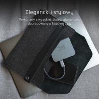 Green Cell AK61 notebook dock & poortreplicator USB 3.2 Gen 1 (3.1 Gen 1) Type-C Zilver - thumbnail