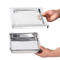 Asbak/prullenbak Hotel 36 L staal zwart - thumbnail