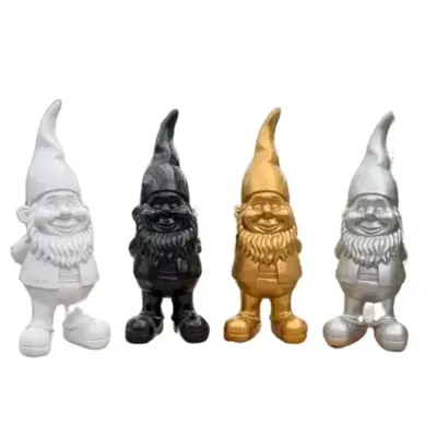 Stoobz kabouter Z/W/Z/G 23cm Stoobz kabouter Z/W/Z/G 23cm