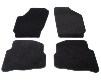 Automatten op maat - zwart velours - Seat Ibiza 6L, Cordoba 2002-2008