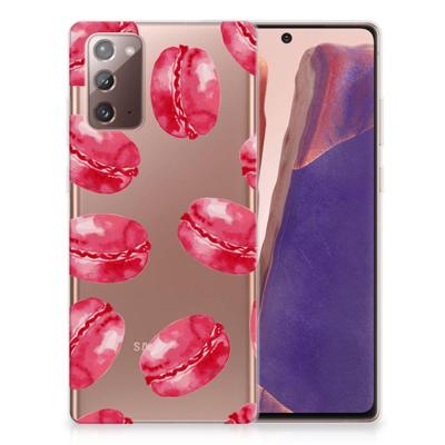 Samsung Note 20 | Siliconen Case | Pink Macarons Samsung Note 20 | Siliconen Case | Pink Macarons