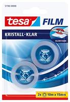 tesa 57766-00000-14 tesafilm Kristalhelder Transparant (l x b) 10 m x 15 mm 2 stuk(s) - thumbnail