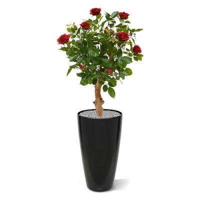 Kunstroos op stam 75cm - rood