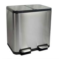 Maul neu 9502294 Afvalbak 40 l RVS (b x h x d) 460 x 492 x 378 mm Zwart, Zilver 1 stuk(s) - thumbnail