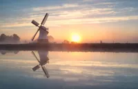 Alexsar Art Tuindoek molen 210x140cm - thumbnail