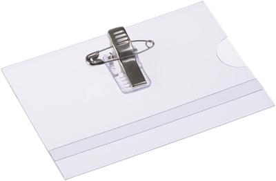 Badge Europel met clip en speld 90x60mm | 24 stuks