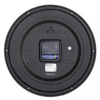 Wandklok MAUL Step RC Ø30x5cm zilver kunststof frame incl.batterij - thumbnail