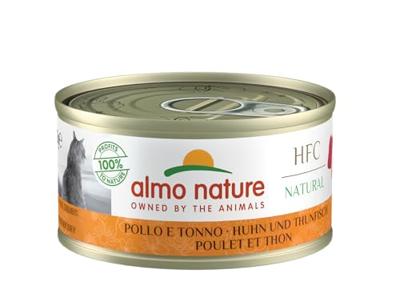 Almo Nature HFC Natural kippenborst natvoer kat (70 g) 24 x 70 g