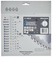 Makita Accessoires Afkortzaagblad Aluminium | Efficut 216x30mm 63T 0g - E-16916 - E-16916 - thumbnail