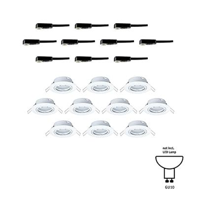 Paulmann 93400 LED-inbouwlamp Set van 10 stuks LED GU10 Wit