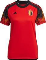 België Shirt Thuis Dames 2022-2023 - Maat S - Kleur: Rood | Soccerfanshop - thumbnail