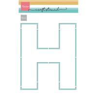 Marianne Design • stencils craft stencil h letter - thumbnail