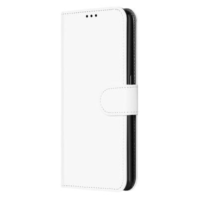 Hoesje OPPO Reno6 5G Book Cover Wit met Pasjeshouder Hoesje OPPO Reno6 5G Book Cover Wit met Pasjeshouder