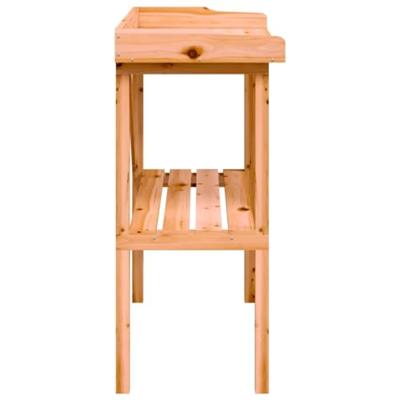 Plantentafel met schap 78x38x82,5 cm vurenhout bruin