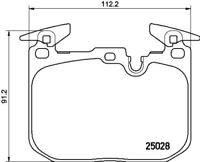 Remblokkenset, schijfrem BREMBO XTRA LINE P06088X - thumbnail