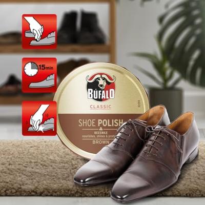 Bufalo Classic Shoe Polish Brown