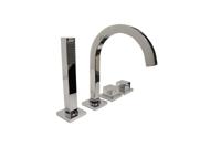 Mueller Cube badrand thermostaat kraan afbouwdeel chroom - thumbnail