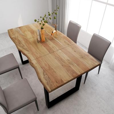 Eettafel 180x90x76 cm massief acaciahout