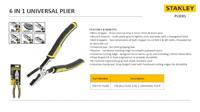 Stanley handgereedschap FATMAX® Combinatietang 6in1 - FMHT0-75469 - FMHT0-75469 - thumbnail