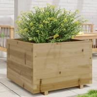 VidaXL Plantenbak 70x70x49,5 cm geïmpregneerd grenenhout - thumbnail
