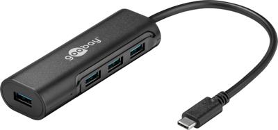 USB 3.2 GEN 1 (USB 3.0) USB-C naar USB-A adapter - 4 poorts - quick-charger - 5Gbit/s USB 3.2 GEN 1 (USB 3.0) USB-C naar USB-A adapter - 4 poorts - quick-charger - 5Gbit/s
