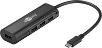 USB 3.2 GEN 1 (USB 3.0) USB-C naar USB-A adapter - 4 poorts - quick-charger - 5Gbit/s - thumbnail