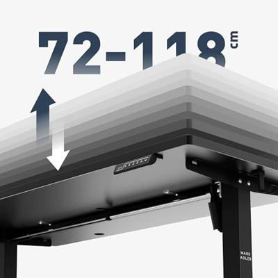 Elektrisch bureau Leader 7.3 Zwart