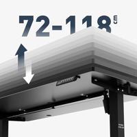 Elektrisch bureau Leader 7.3 Zwart - thumbnail