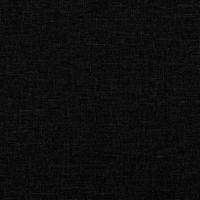 Eetkamerstoelen 2 st stof zwart - thumbnail