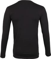 Garage Mens Stretch Body Fit Longsleeve Black (0208) - thumbnail