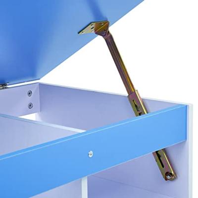 Kindertekentafel/-bureau kantelbaar blauw en wit - thumbnail
